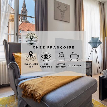 Appartamento Chez Francoise - Hyper-Centre, Vue Cathedrale Strasburgo Esterno foto